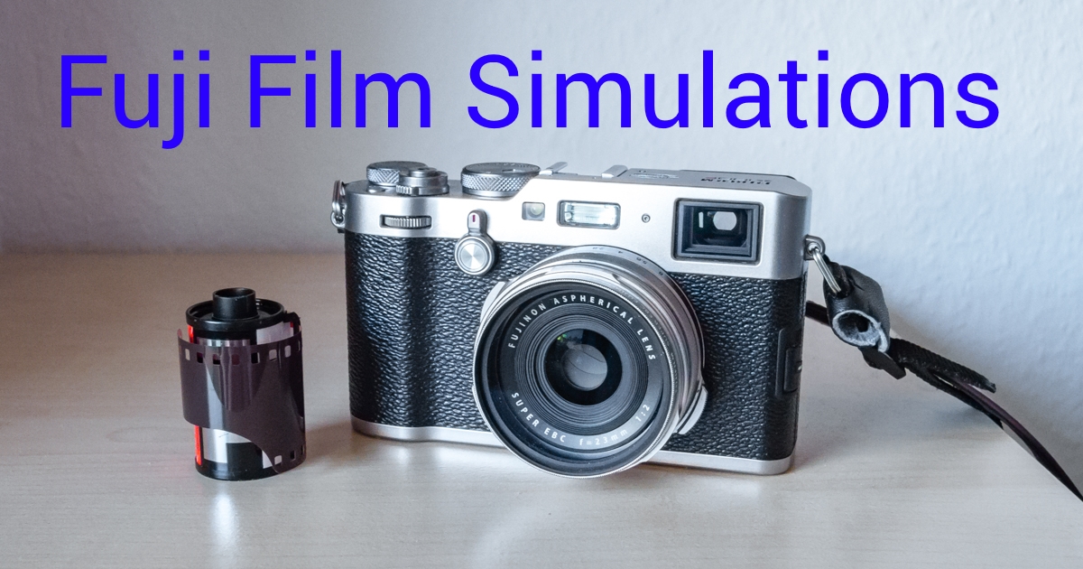 Fuji’s film simulations and the X100F Arne's blog
